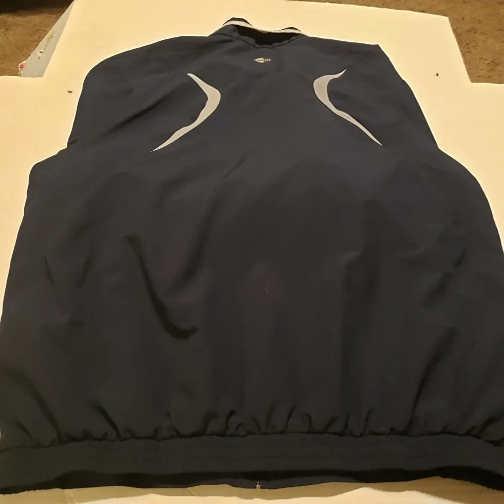 Men's Size XL‎ 2007 Adidas Blue Three Stripe Track Jacket 